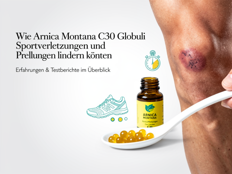 Arnica Montana C30 Globuli zur Linderung von Sportverletzungen und Prellungen