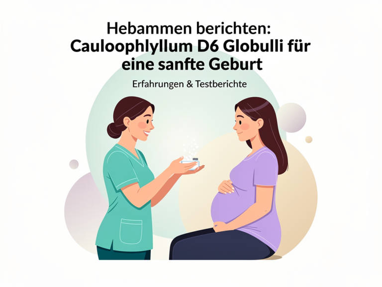 Hebammen berichten: Caulophyllum D6 Globuli für eine sanfte Geburt Hebammen empfehlen Caulophyllum D6 Globuli zur sanften Geburtserfahrung