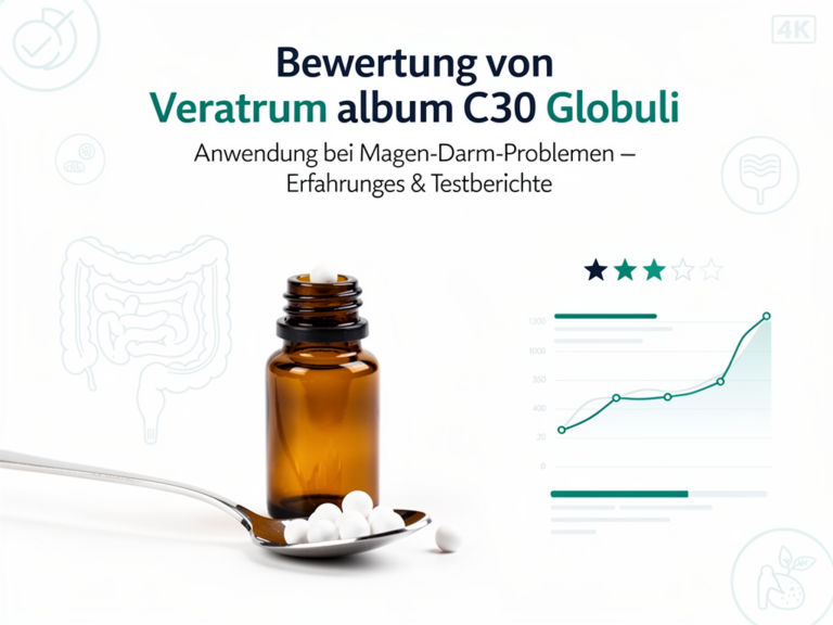 Bewertung von Veratrum Album C30 Globuli bei Magen-Darm-Beschwerden